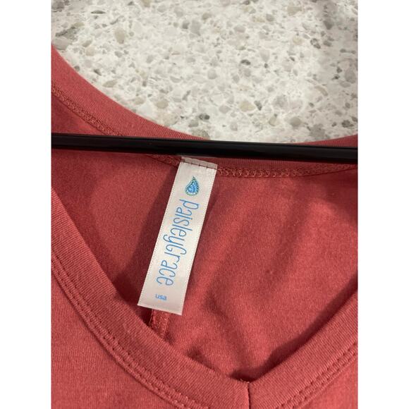 Paisley Grace women's medium dress simple knit swing orangey apricot mauve - Picture 5 of 14